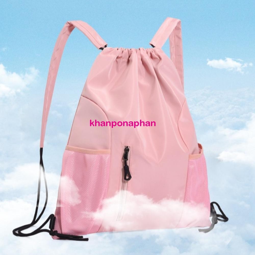 Bolsa De Gimnasio KHANPONAPHAN Mochila De Tela Oxford De Color Solido Con Cordon Moda Conmutando Escolar De Gran Capacidad Para Estudiantes Streetwear Shopee Colombia
