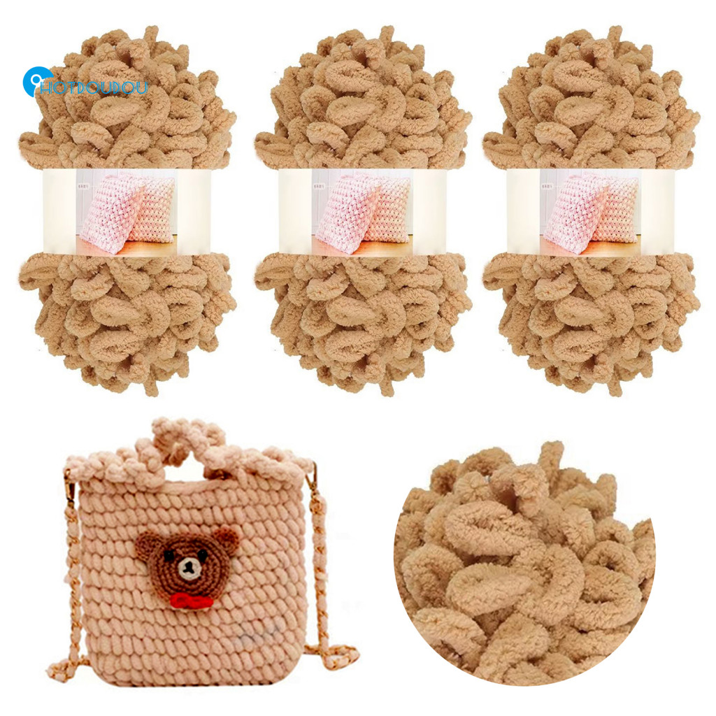 Loop Yarn for Hand Knitting Easy Weaving Fluffy for Finger Perfect for ...