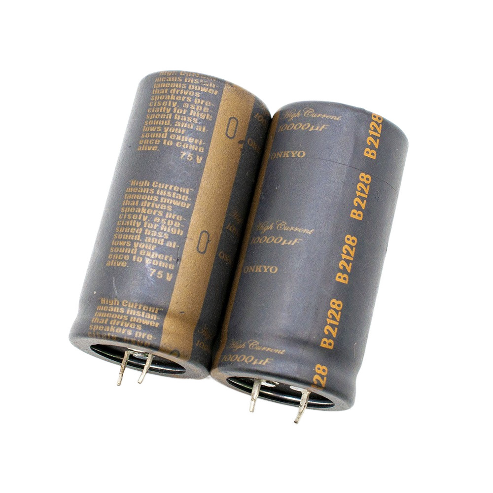 Condensatore Nichicon KG Per Audio Hi-Fi 10000uF 75V 30x60mm Con Badge ONKYO