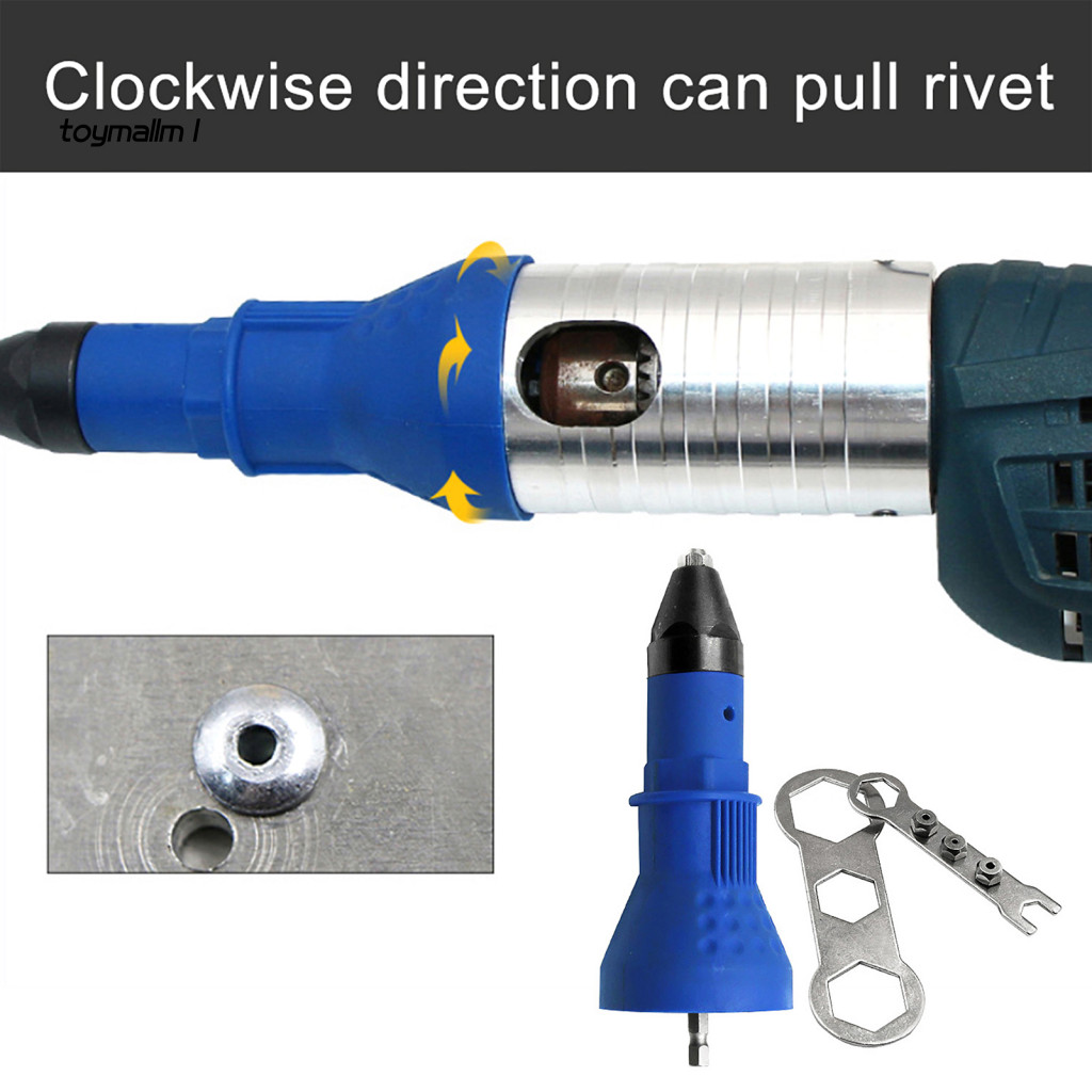 Efficient Rivet Pulling Device Electric Tool Portable Cordless Drill ...