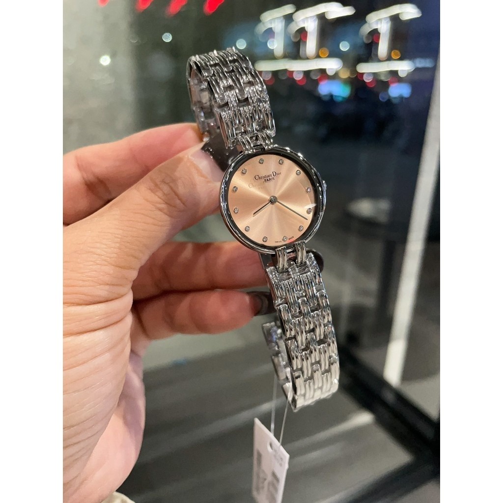 DIOR Champagne Dial diamante escala reloj de las mujeres ZQZB5Women s moderno Acero inoxidable reloj pulsera reloj de cuarzo Shopee Colombia