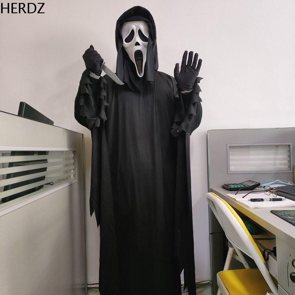 HERDZ Trajes De Demonio , Halloween Niño Adulto Muerte Fantasma Traje ...