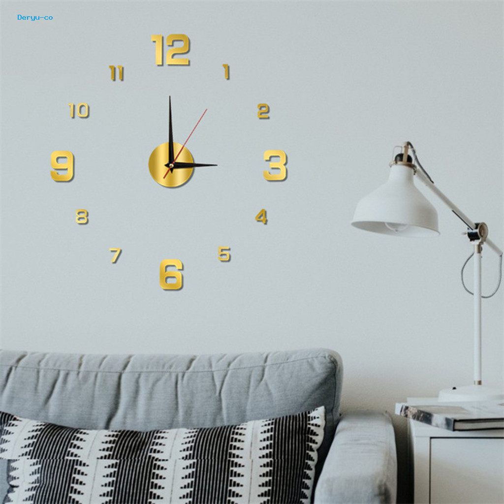 Modern Wall Clock Contemporary Arabic Numerals Stylish Diy Design for ...