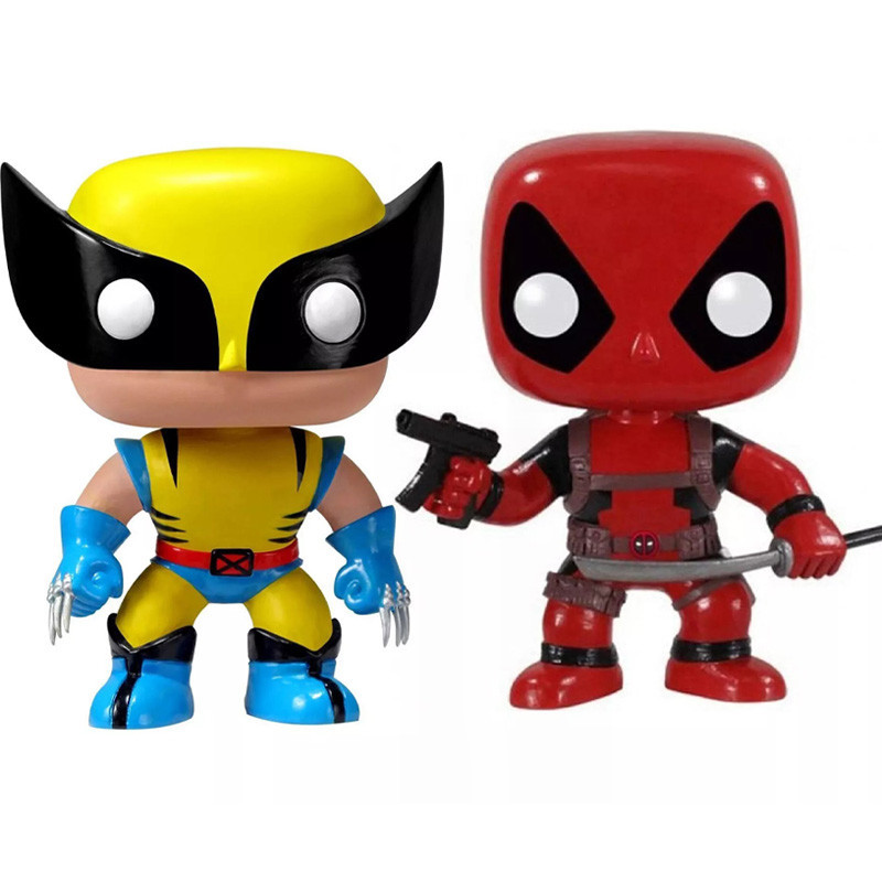 Marvel Deadpool Funko Pop Serie Figura Pelicula 3 Wolverine PVC De Accion Juguetes Munecas Coleccionables Adornos