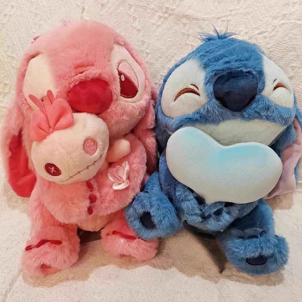 Lilo Stitch Muñecas De Peluche Abrazando El Corazón Pato