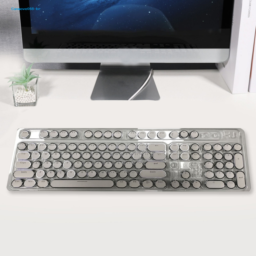 Retro Keyboard Keycaps Design for Typewriters 104 Waterproof Aluminum ...