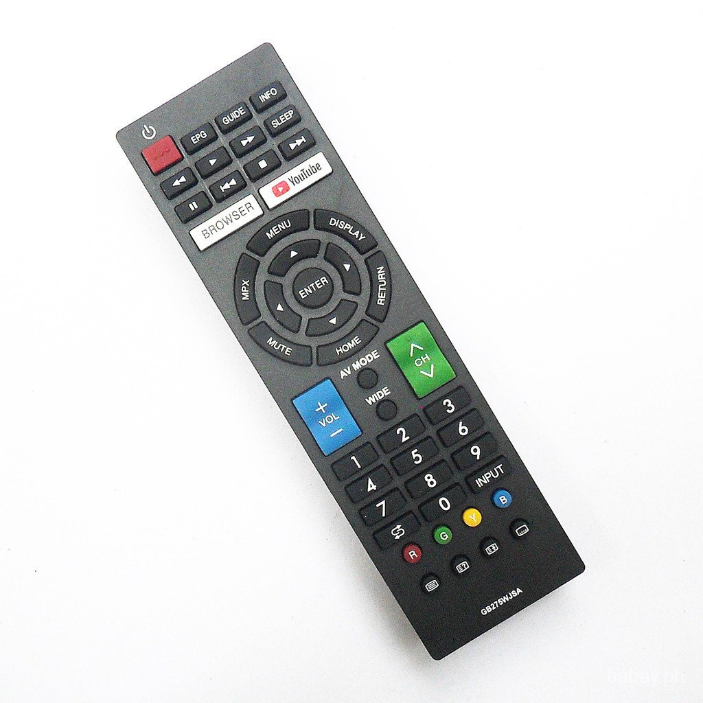 SimplyAll Telecomando Sostitutivo Per Sharp 37DM-23S – Pronto All'uso Con Batterie Incluse - 3