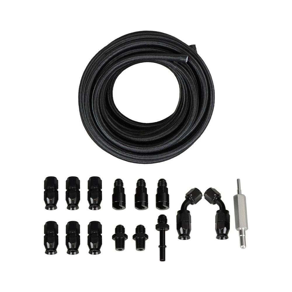 EVIL ENERGY 6AN - Kit De Línea De Combustible De PTFE E85 - Manguera De
