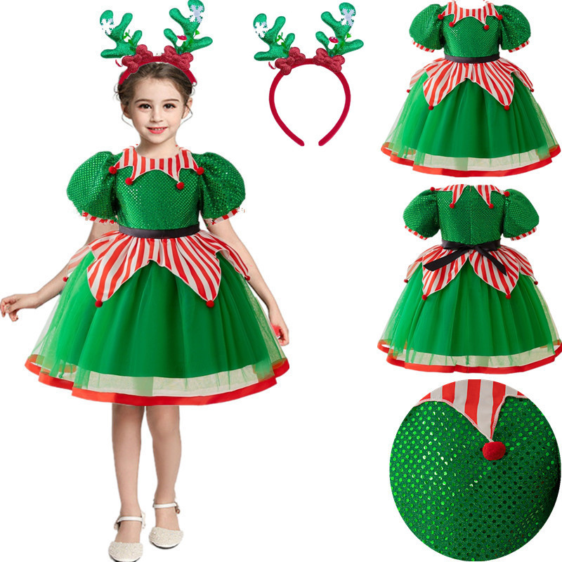 Niña Traje De Santa Claus De NiÃ±a Santa Claus Trajes Para NiÃ±a