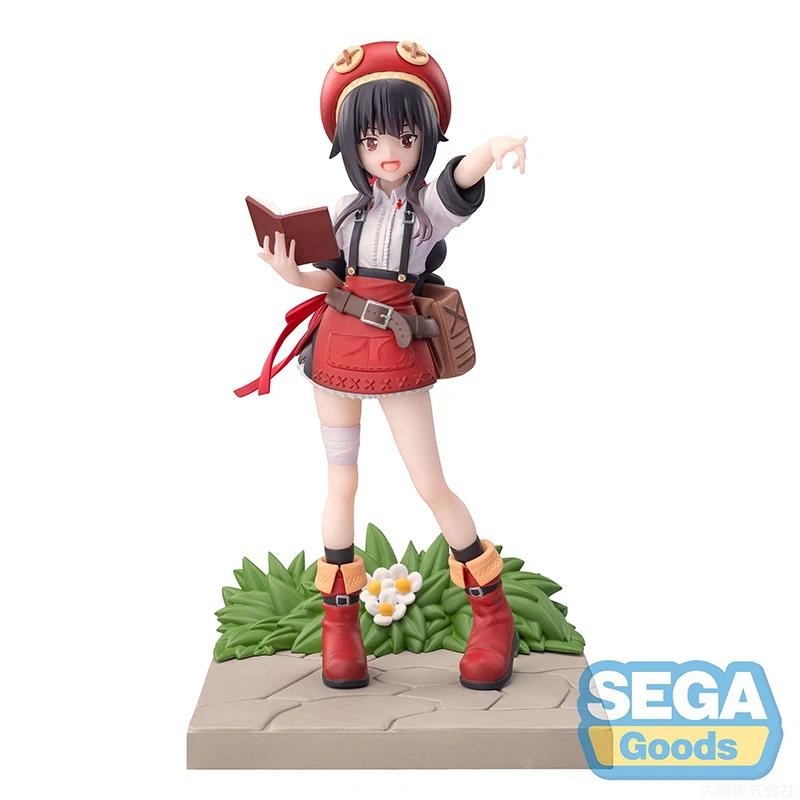 KonoSuba - Figura Di Megumin In PVC, Modello Da Collezione 20 Cm Con Testa Snodabile, Decorazione Da Scrivania, Regalo Per Otaku