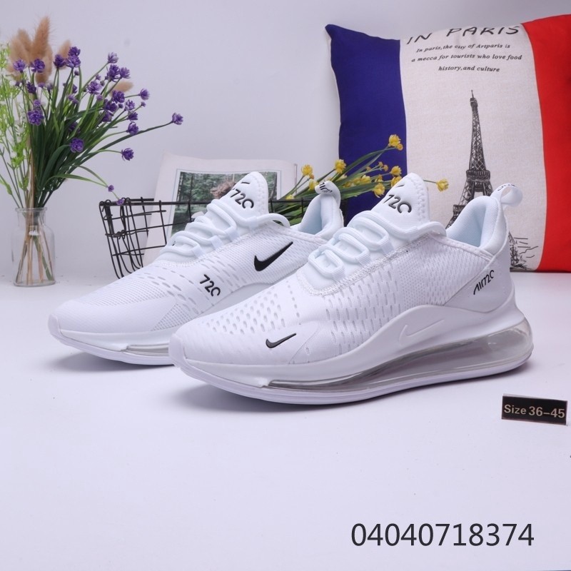 Zapatillas de running Air Max 720 totalmente blancas Shopee Colombia