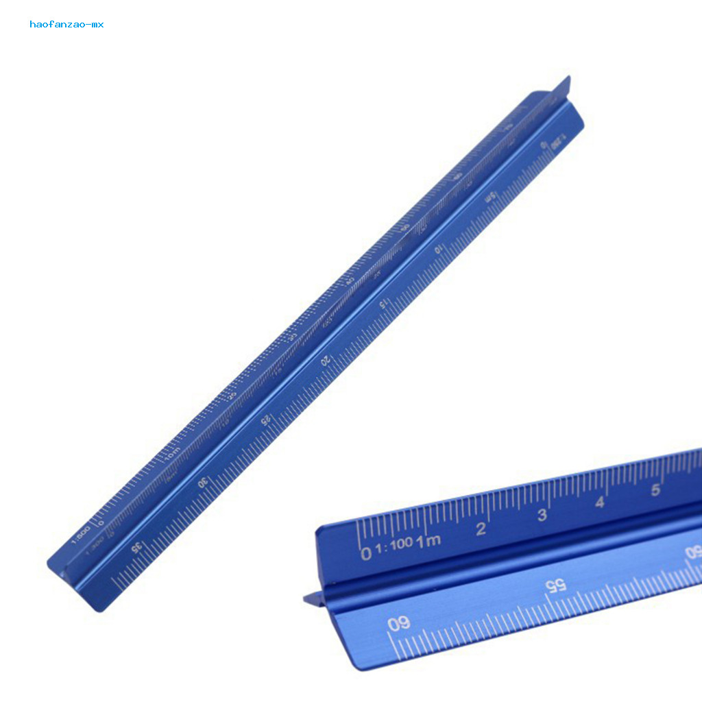 Precision Engineering Scale High Aluminum Alloy Ruler Triangular ...