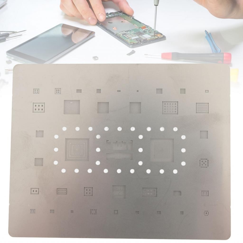 Phone Tin Reballing Stencil Precise Positioning Half Engraving Process ...