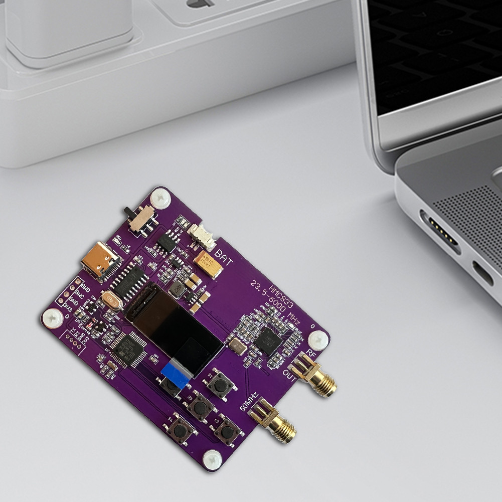 [Apu _ Ma.co] AU 6Ghz HMC833 Generador De Señal De RF 0.96inch Pantalla ...