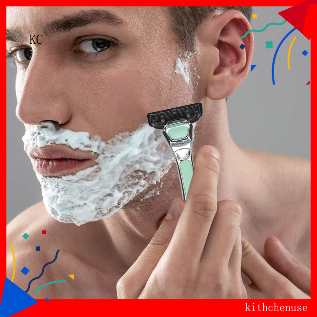 Easy-to-use Shaver 7-layer Blade Razor Set with 5 Refills Stainless ...