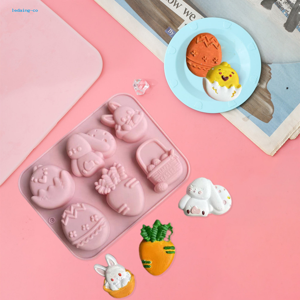 Easter Bunny Mold Silicone Cake 3d for Chocolate Jelly Pudding Bpa Free ...