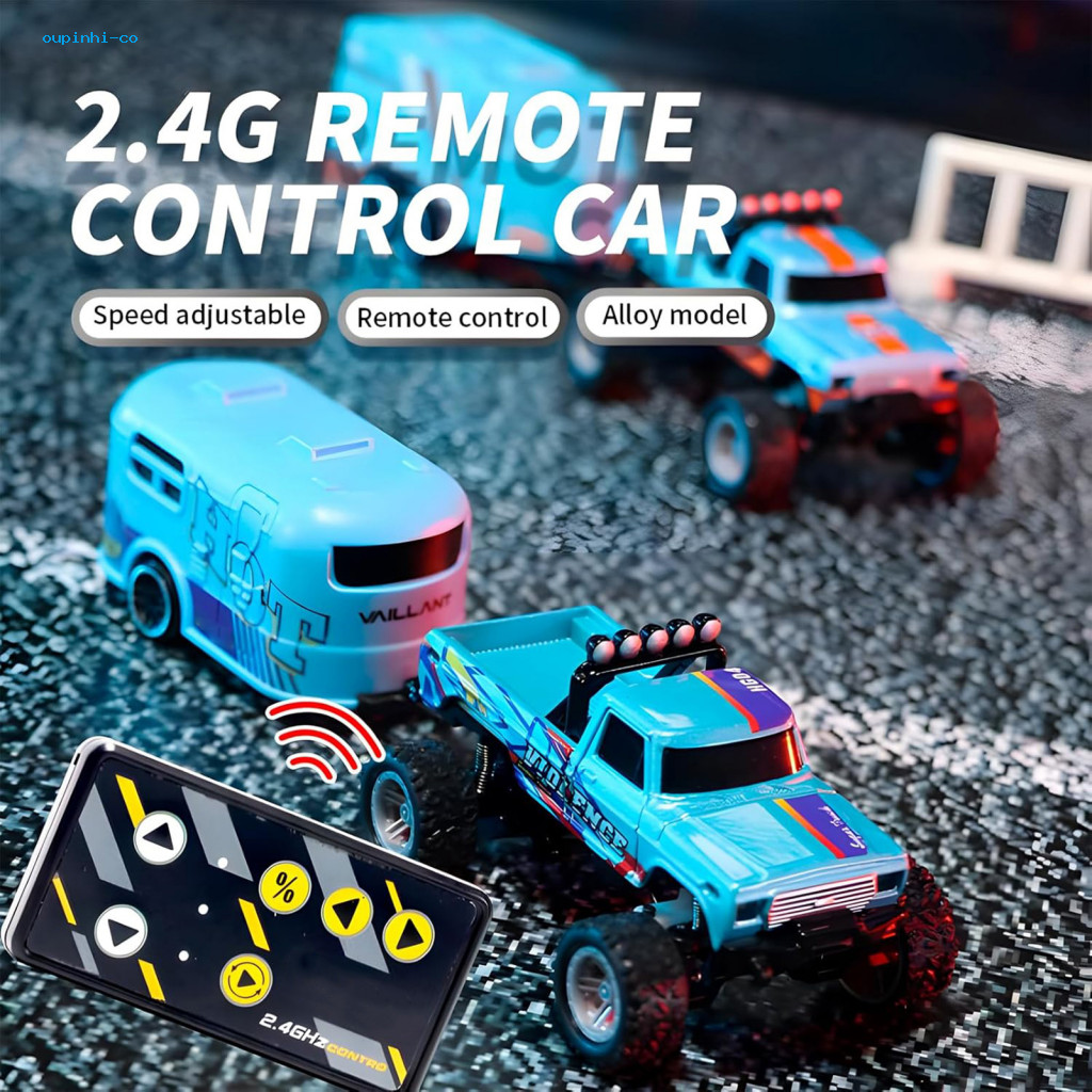 4wd Remote Control Car Children 1/64 Kids Electric Rc Truck Off-road ...