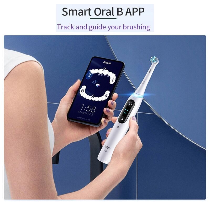 Cepillo De Dientes Eléctrico Sónico Oral B iO Series 7 Temporizador De ...