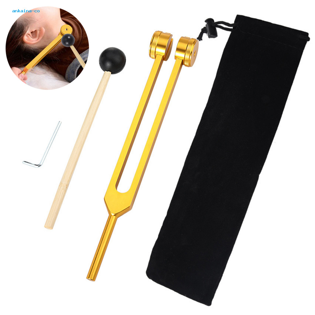 Meditation Tuning Fork Aluminum Alloy 128 Hz Healing Set for Stress ...