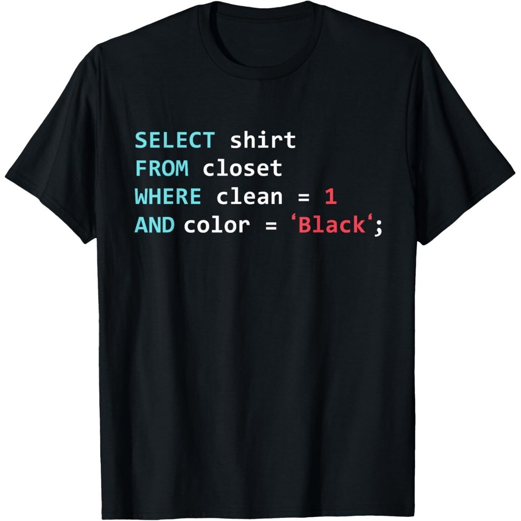 Programador SQL Query Geek Codificación De Bases De Datos Camiseta ...