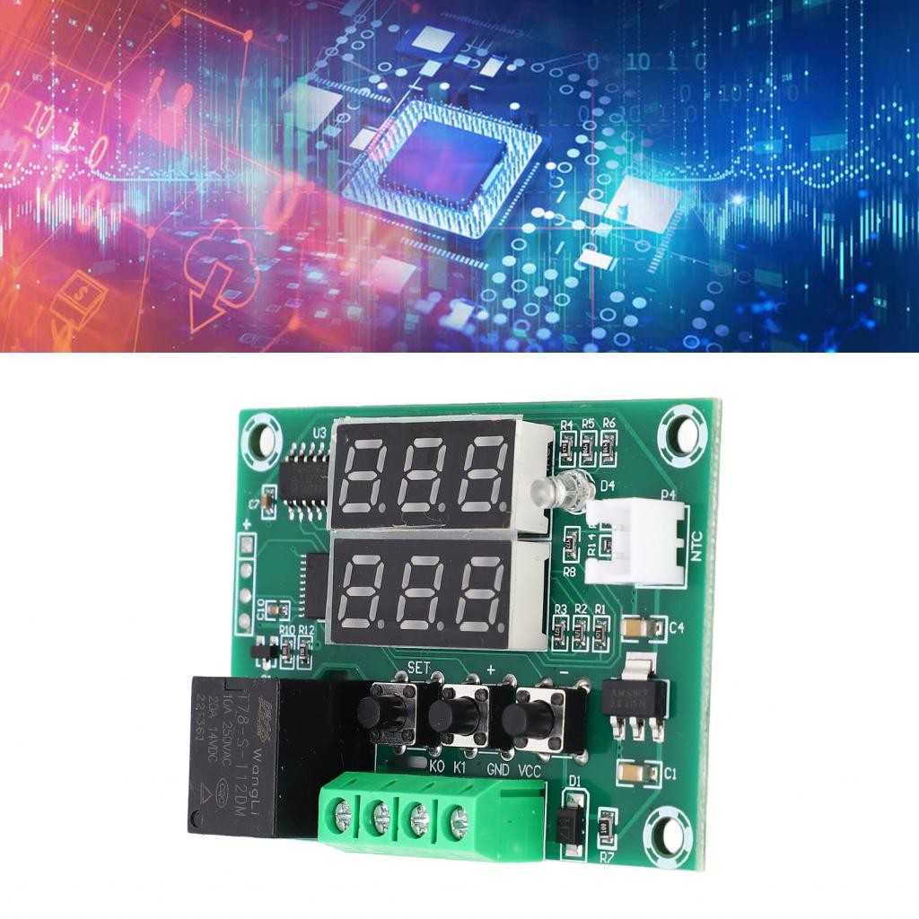 Digital Thermostat Temperature Controller Module Display Control Switch ...
