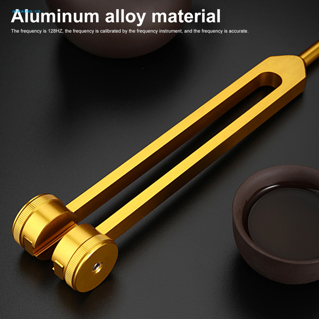 Meditation Tuning Fork Aluminum Alloy 128 Hz Healing Set for Stress ...