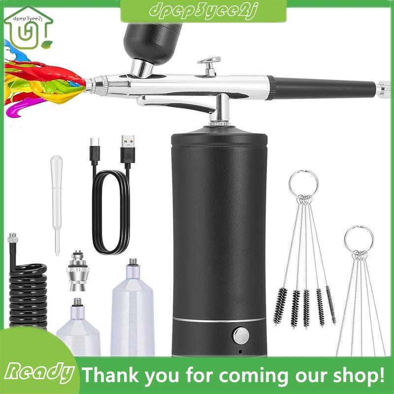 Aerógrafo Inalámbrico Recargable Por USB, Con 3 Velocidades Y Punta De 0,3 Mm - Ideal Para Maquillaje, Uñas Y Manualidades