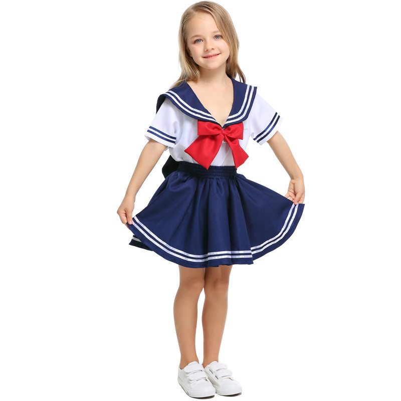 Uniforme Escolar De Mano De La Marina De Los Niños Jardín De Infantes