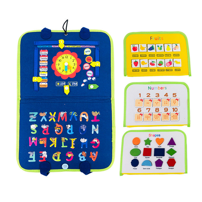 Tablero De Fieltro Educativo Para Niños – Set De Cuentos Interactivos Con Animales, Océano, Granja Y Dinosaurios