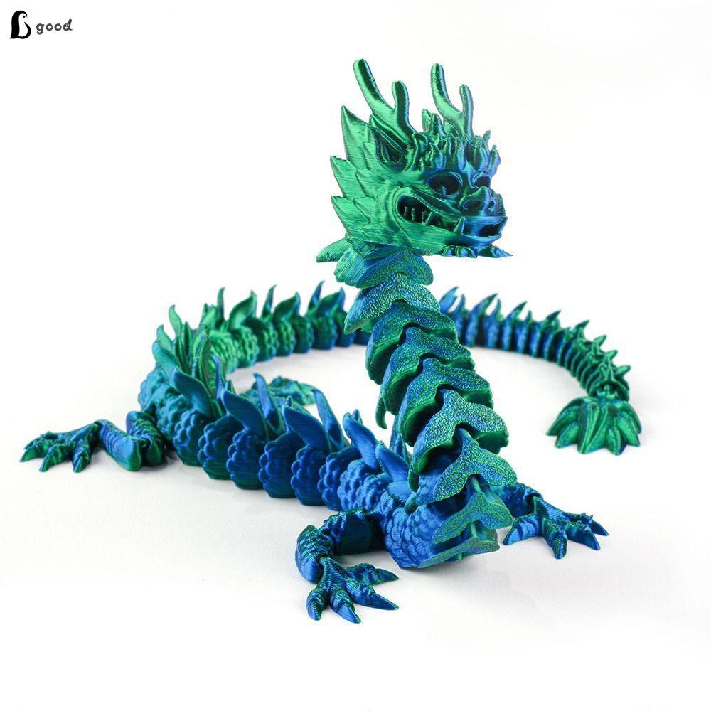 Dragón Lagarto Impreso En 3D Con Articulaciones Flexibles – Juguete Anti-estrés Y Decoración