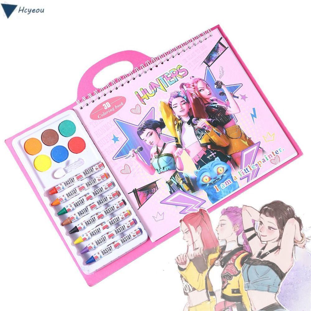 Safta Bloc-notes A7 K-Pop Demon Hunters – 7,4x10,5 Cm, Polyvalent Et Résistant Pour école