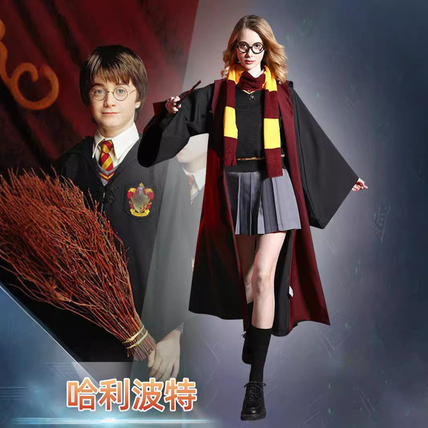 Harry Potter Bata Universitaria Estudios Bata Mágica Halloween Cosplay ...