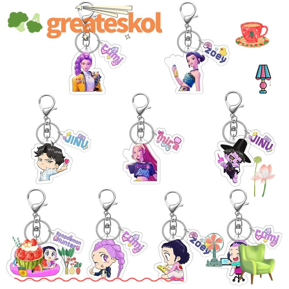 Llavero Acrílico De Huntrix – Colgante De Anime Y K-Pop Para Fans – Regalo Ligero Para Mochilas, Móviles O Bolsos – 1 Pieza