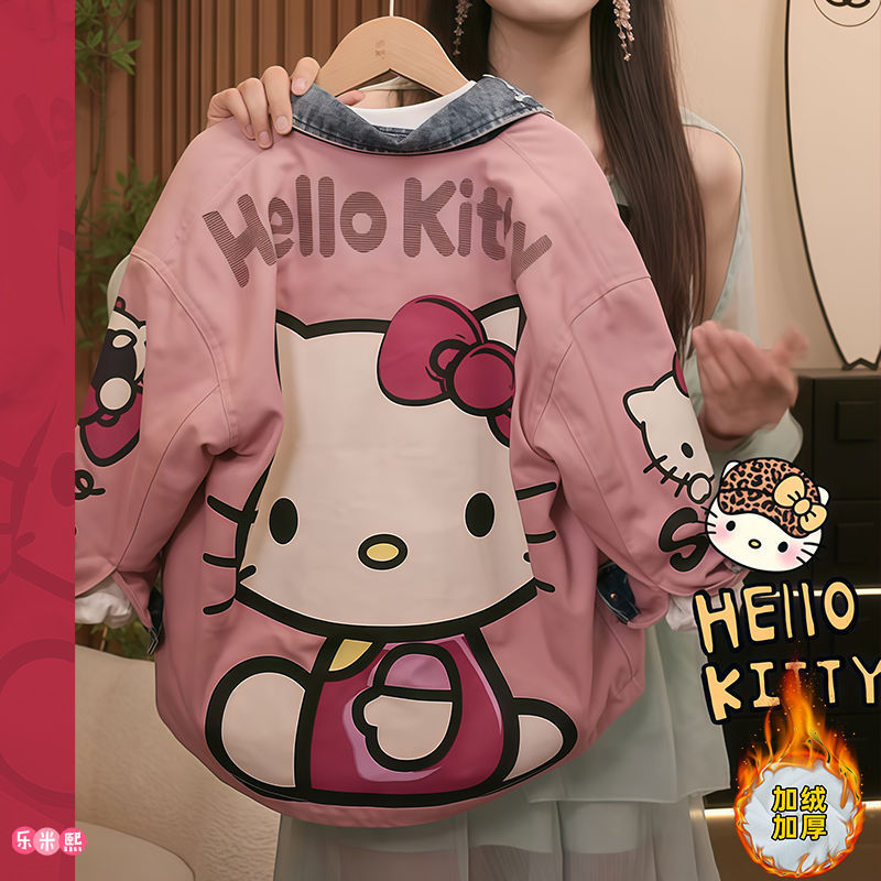 Chaqueta De Forro Polar De Dibujos Animados De Hello Kitty Para Niñas ...