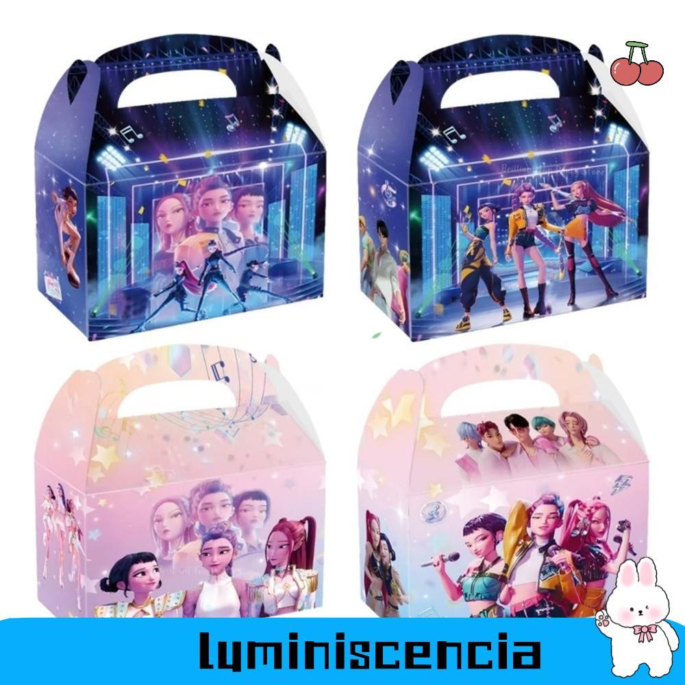 LUMINISCENCIA 12pcs Kpop Demon Hunters Candy Box , Figura De Anime Con ...
