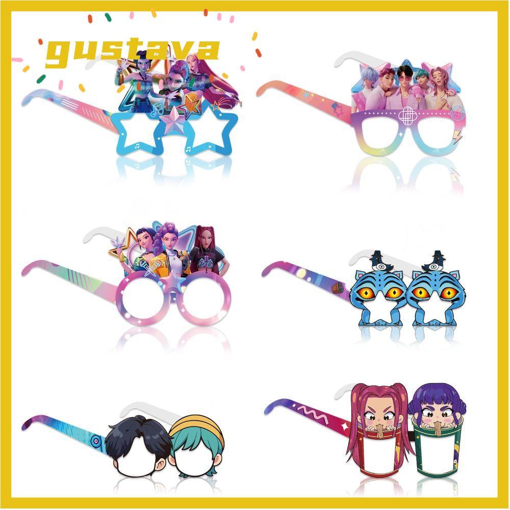 GUSTAVA Kpop Demon Hunters Glasses , Colorido 12pcs/set Fotografía ...