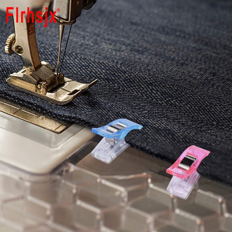 Mcigicm - 100 clips de costura multiusos para acolchar, pinzas de costura  multiusos, accesorios de colores, perfectos para coser encuadernaciones