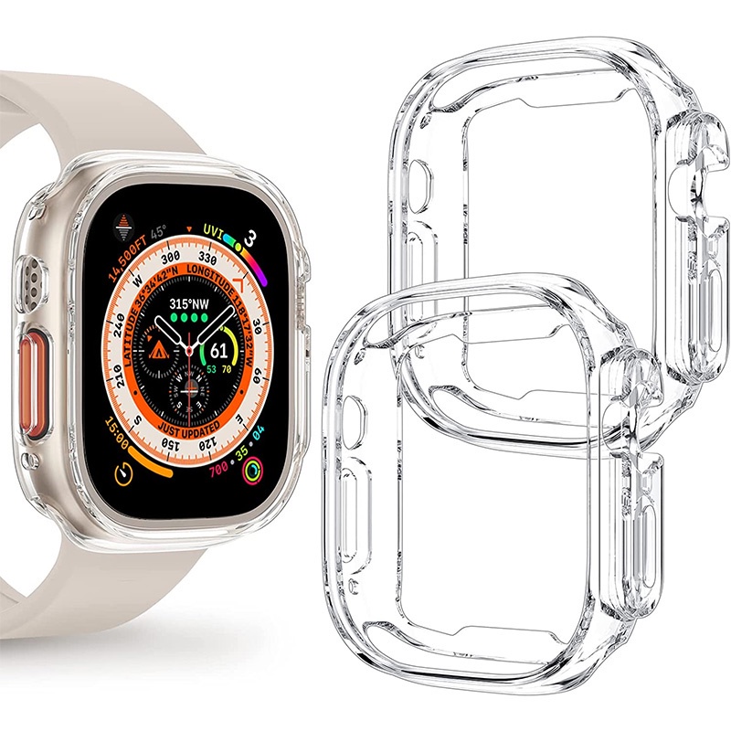 Funda Transparente Para Apple Watch Ultra Case 49mm Series