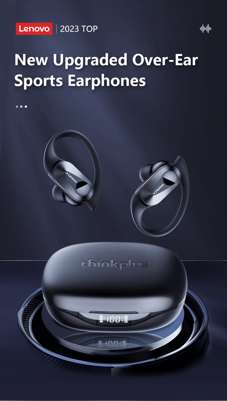 Auriculares Inalambricos Bluetooth Lenovo Lp75 Deportivos