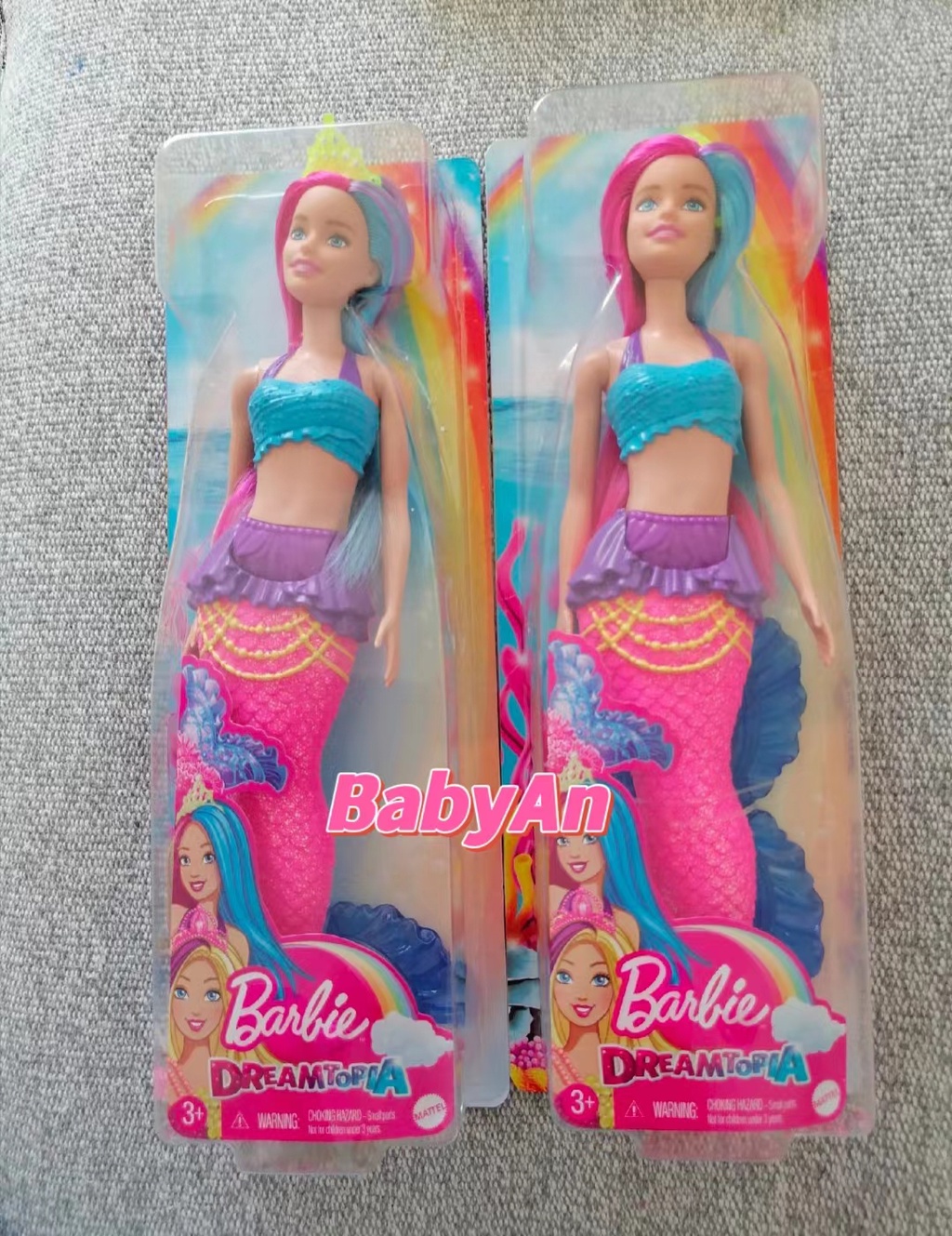Mattel Barbie Dreamtopia Chelsea Sirena Rosa GJJ86