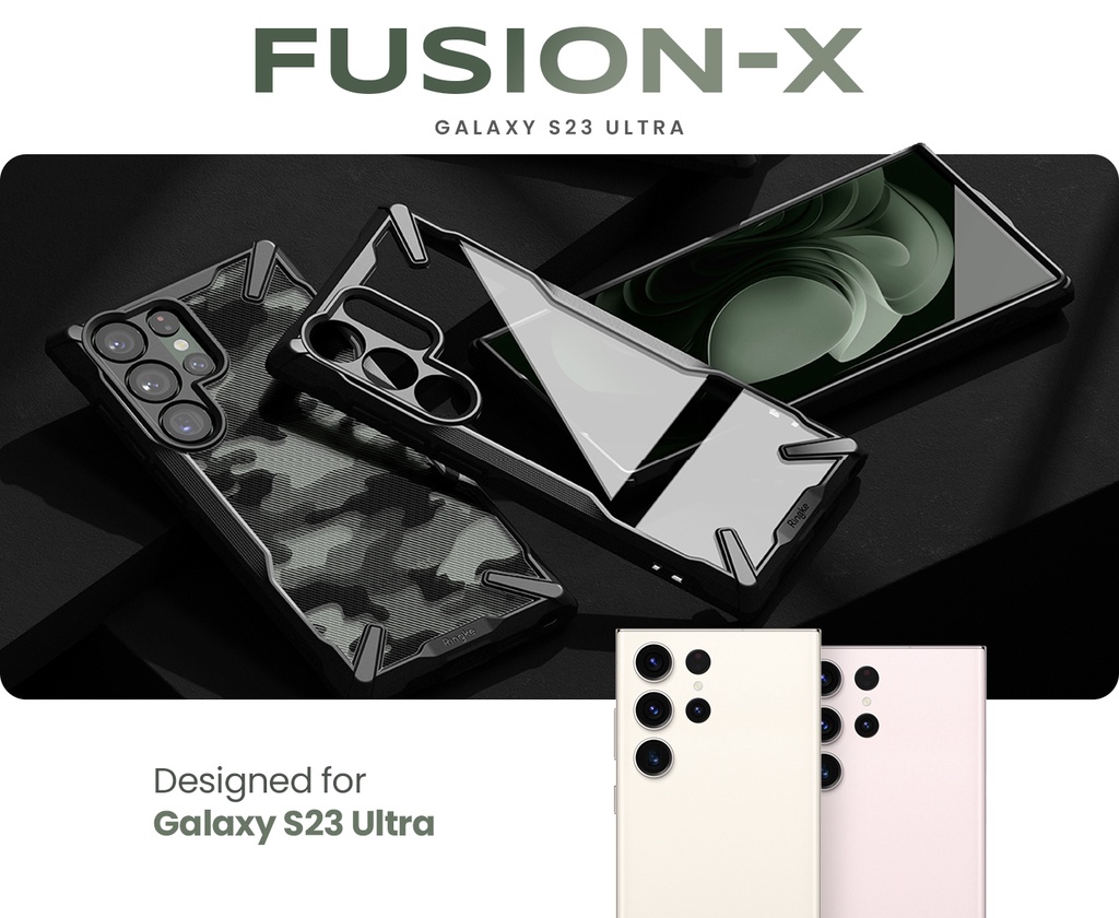 Ringke Fusion X funda blindada con marco para Samsung Galaxy S22