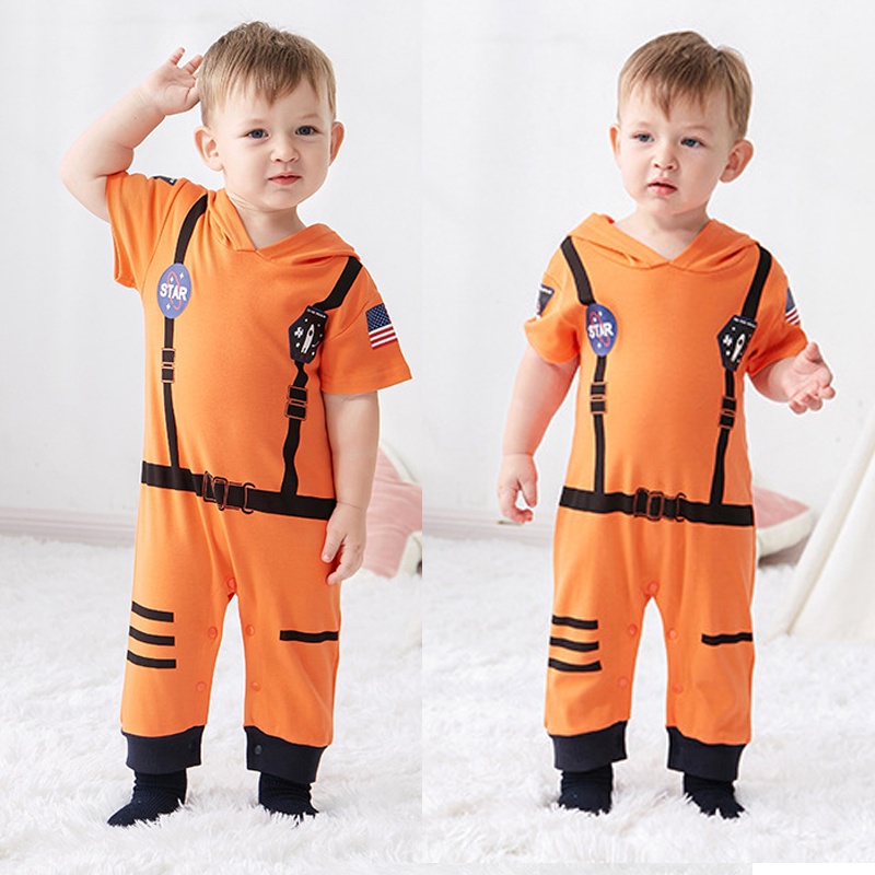 Disfraz de Halloween para niño recién nacido, traje de Halloween para bebé,  mameluco de astronauta