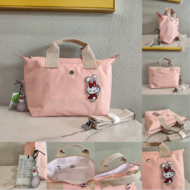 Mochila Kipling Edición Limitada/Hello Kitty Joint Series Bolsa De Viaje  Bolso/Patrón De Conejo Casual De Doble Uso Almacenamiento 14240