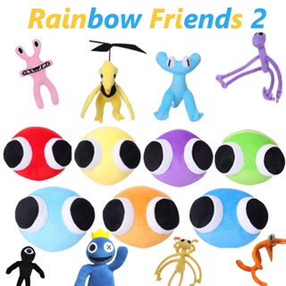 NS3 Roblox Rainbow Friends Juguetes De Peluche Coloridos Azul Amarillo  Verde Morado Naranja Muñecas Regalo Para Niños