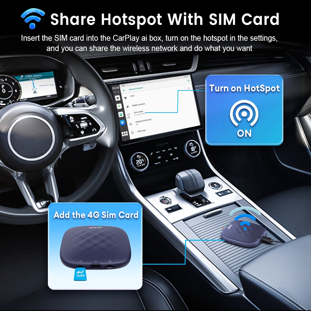 Wireless Carplay Box para Apple y Android Carplay Auto Connect radio del  coche mediante un cable USB para iPhone y Android movil - China Android,  Apple Carplay automático