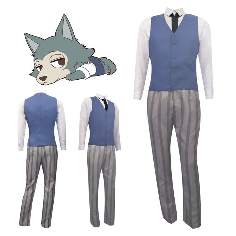 Anime Si Beastars Cosplay Traje De Lobo Gris Uniforme Cool Adluts Shopee Colombia