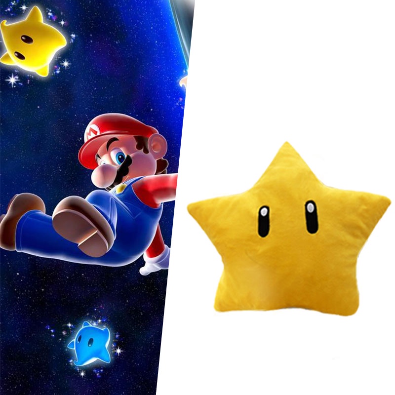 Plush Estrella Mario Bros Peluche Super Mario Estrella Amarilla