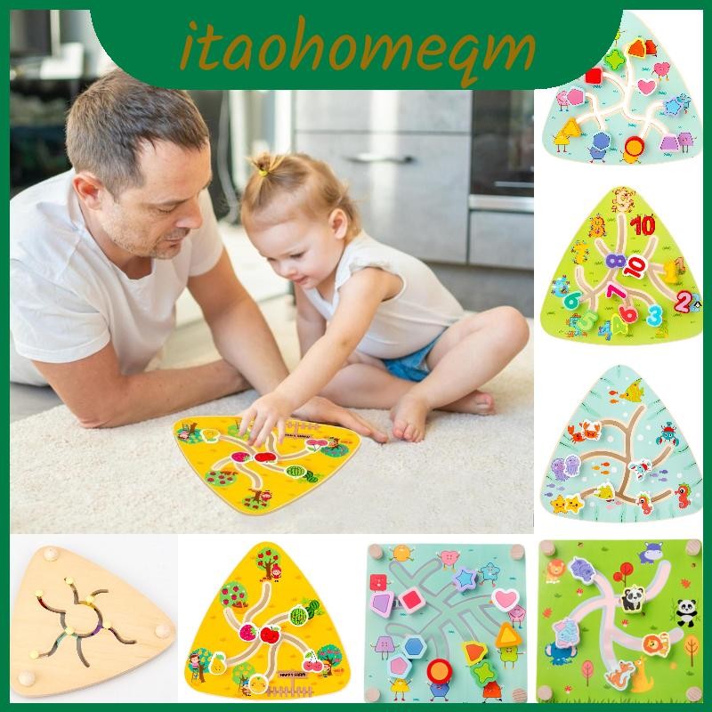 Juego Interactivo De Madera Laberinto Para Niños Mejora La ...