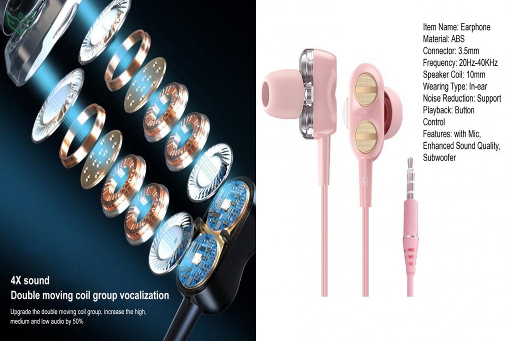 Dynamic Sound Drivers for Maximum Performance Wired Headset for ...