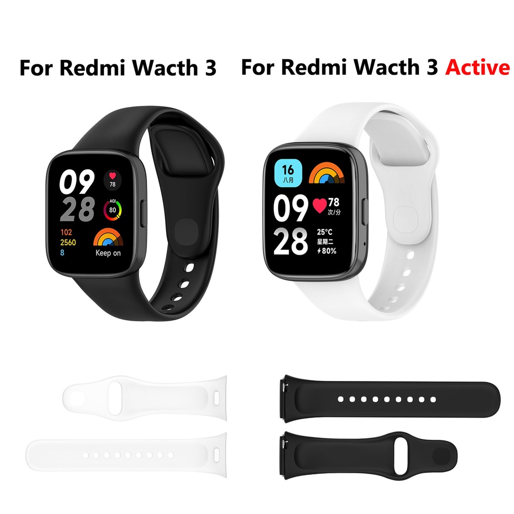 Correas de reloj inteligente de repuesto compatibles con Xiaomi Mi Watch  Lite/Mi Watch Lite 2 correas de silicona suave correa ajustable para reloj